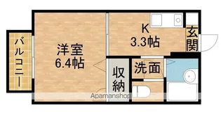 ヴューテラス司【2階】の間取り