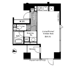 パークアクシス渋谷神南【4階】の間取り