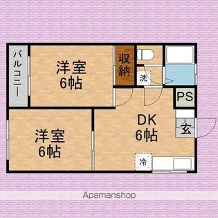 サクセスA【120号室】の間取り