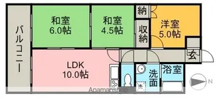 TKイーストヒルズ【174号室】の間取り
