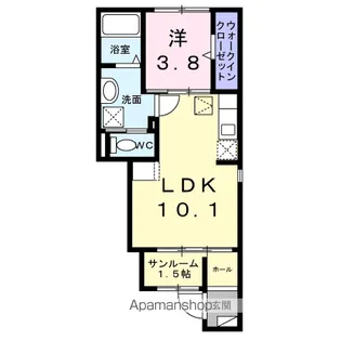 FOUR【1階】の間取り