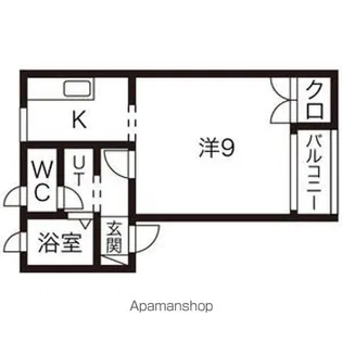 アルカディア【1階】の間取り