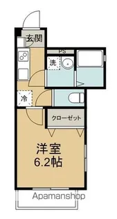 ドルチェ桜橋【2階】の間取り