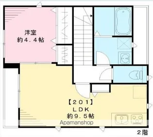 YOUR MAISON代々木【201号室号室】の間取り