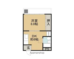 ルミウス黄金【5階】の間取り