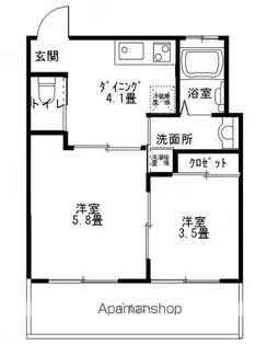 第一渡部ビル【303号室号室】の間取り