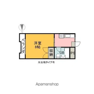 ベルビーハイツ【203号室】の間取り