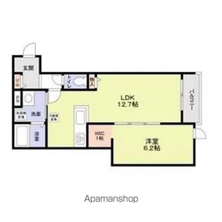 東京都中野区野方4丁目【アパート】の間取り