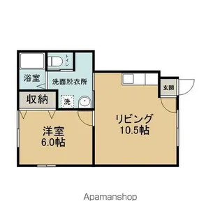 プレステージ【A105号室】の間取り