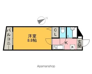 アネシス平尾【1階】の間取り