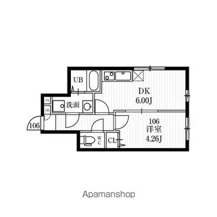 ミハス成増【1階】の間取り