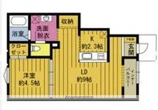 アスタリスク【1階】の間取り