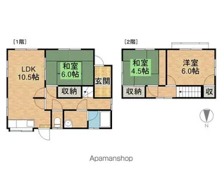 埼玉県春日部市新方袋【一戸建】の間取り