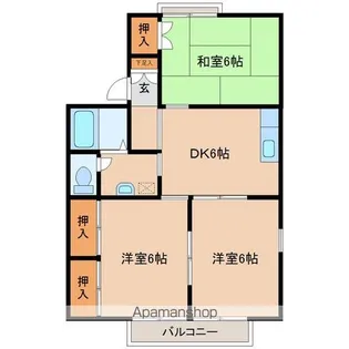 エヤナ蔵1【1階】の間取り