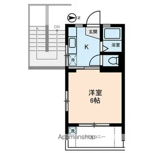 エコーマンション【4階】の間取り