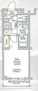 アイルプレミアム西新宿【2階】の間取り