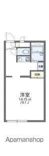 レオパレススペースタナカ【104号室】の間取り