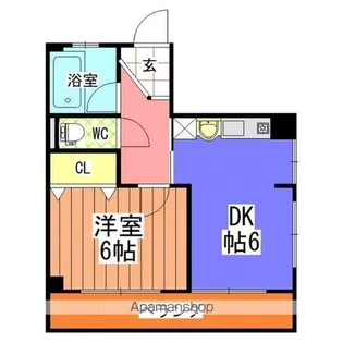 高山ビル【5階】の間取り