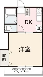 クレイドル武田【1階】の間取り