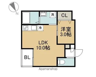 Warren koyoⅠ【3階】の間取り