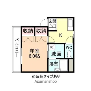 パインパレス町新Ⅰ【2階】の間取り