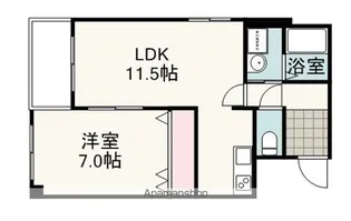 フロラシオン【4階】の間取り