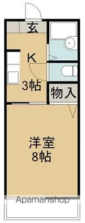 ウィスティアリア雅【2階】の間取り