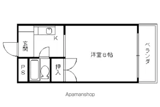 メゾンジョアパートII【205号室】の間取り