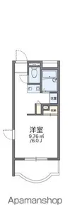 レオパレスパティオ【2階】の間取り