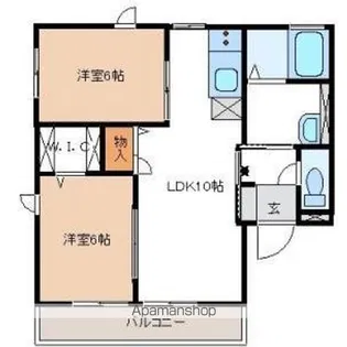 ロイヤルヒルズ【2階】の間取り
