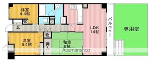 豊中春日町パークハウス【2階】の間取り