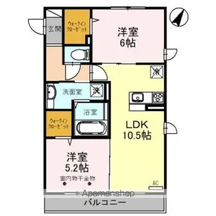 エテルナ【2階】の間取り