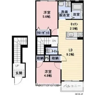 VERITAJU【2階】の間取り