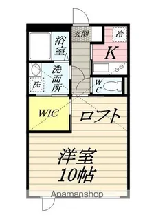 ティファナ茅ヶ崎【2階】の間取り