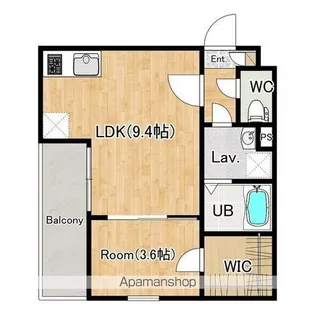 ジーメゾン清須アルカウス【305号室】の間取り