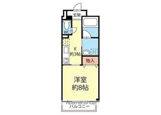 千歳橋ビル【4階】の間取り