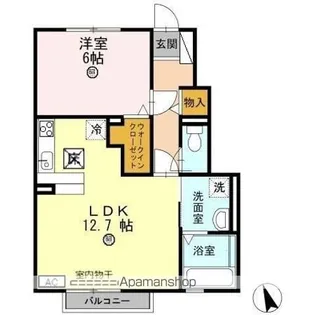 グランハート B棟【1階】の間取り