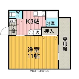 アゼリア01【1階】の間取り