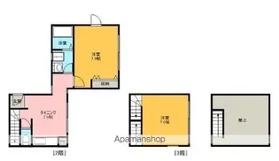 サンジミニアーノ・ハウス【E号室】の間取り