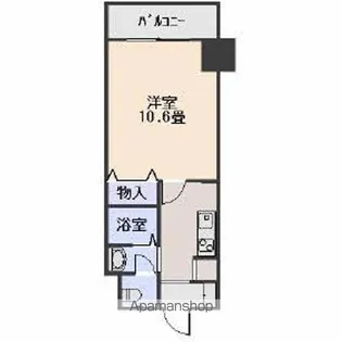 いよてつロフティ上一万【703号室】の間取り