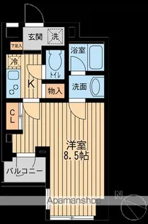 ユニフォート目黒中町【1階】の間取り