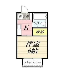 ビラマーサA【1-D号室】の間取り