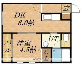 アレックス文京台【107号室】の間取り