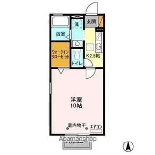 クレアール【1階】の間取り