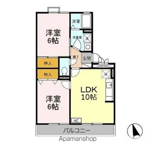 プレミアムシャトー【3階】の間取り