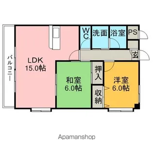 ステーシア雅Ⅱ【405号室】の間取り