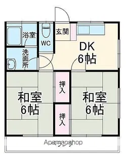陽輝荘【2階】の間取り