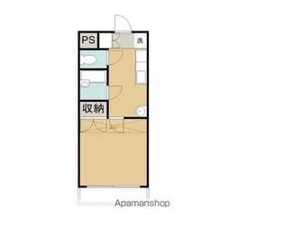 ハイツ・ALBA【B201号室】の間取り