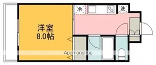 晩讃舘【701号室】の間取り