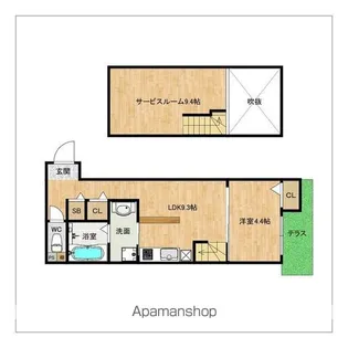 DREAMSTAGE博多南ANGELO【103号室】の間取り